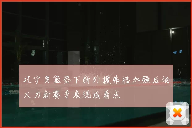 辽宁男篮签下新外援弗格加强后场火力新赛季表现成看点